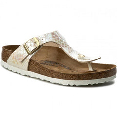 Birkenstock Gizeh Snake Cream