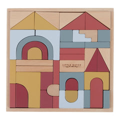 The Little Dutch - Wooden Building Blocks Pure & Nature