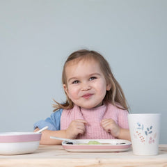 The Little Dutch - Bamboo Tableware Set Spring Flowers