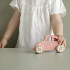 The Little Dutch - Wooden Toy Car Pink