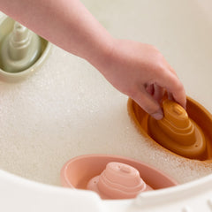 The Little Dutch - Stackable Bath Boats Pink