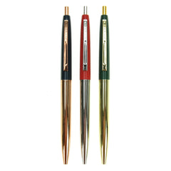 Kikkerland - Metal Retro Pens - Set of 3