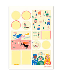 Christmas Stickers and Labels - 1973