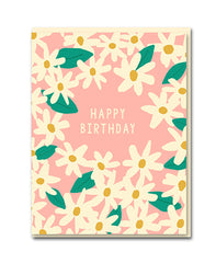 Daisies Birthday Card - 1973