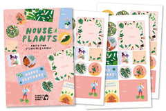 Carolyn Suzuki House Plant Stickers and Labels - 1973