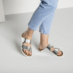 Birkenstock Arizona Shiny Silver