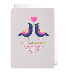 Lagom Design Two Little Birds Card