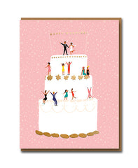 Wedding Cake Card - 1973