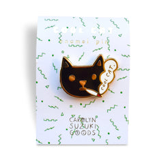 Cool Cat Pin Badge by Carolyn Suzuki - 1973