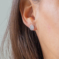 Vurchoo Mandala Silver Studs - Peru