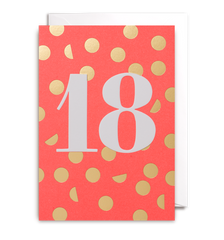 Lagom Design 18 Age Card