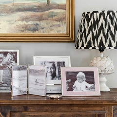 Addison Ross Fine Edged Silver Double 4x6 Photo Frame