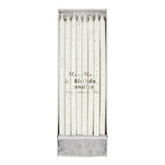 Meri Meri Bright Party Gold Glitter Candles