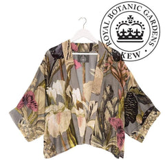 One Hundred Stars Iris Grey Kimono