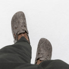 Birkenstock Boston Wool Felt Clogs - Cacao