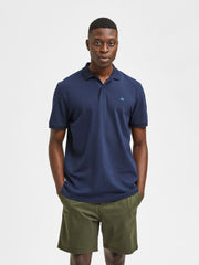 Selected Homme Haze Navy Polo