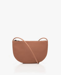 Monk & Anna - Farou Vegan Half Moon Bag / Chestnut