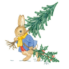 Museum & Galleries - Bringing Home The Christmas Tree - Xmas Card 8 Pack