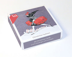 Museums and Galleries - Christmas Fashion - Xmas Card 20 Pack