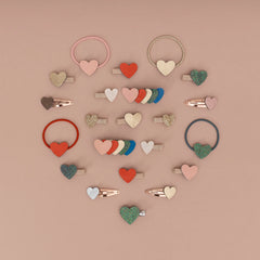 Retro Heart Mini Clips - Mimi & Lula