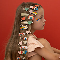 Retro Heart Mini Clips - Mimi & Lula