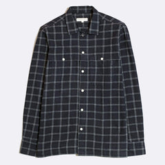 Far Afield Bartos Long Sleeve Shirt - Navy