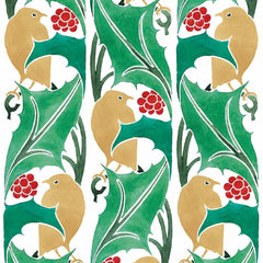 Museums and Galleries - Robins Holly And Red Berries - Xmas Card 5 Pack