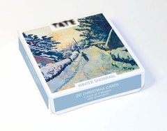 Museums and Galleries - Winter Snowfall - Xmas Card 20 Pack