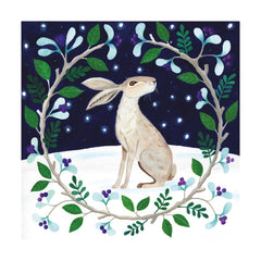 Museums and Galleries - Animals In The Snow - Xmas Card 20 Pack