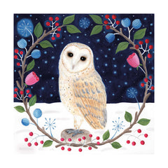 Museums and Galleries - Animals In The Snow - Xmas Card 20 Pack