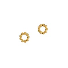 Matthew Calvin Beaded Round Stud Earrings