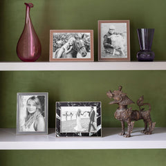 Addison Ross Luxury Grey Carbon Fibre & Silver 5x7 Frame