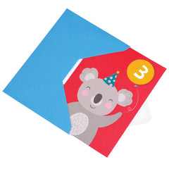 Age 3 - Koala Birthday Card