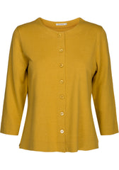 Two Danes Hilda Hemp Cardigan Mustard