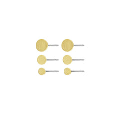 Dansk Copenhagen - Theia 3in1 Dot Earrings - Gold Plating