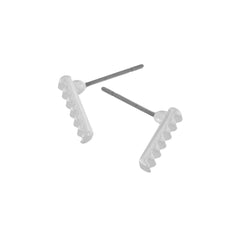 Dansk Copenhagen - Bjork Earrings - Rhodium Plating