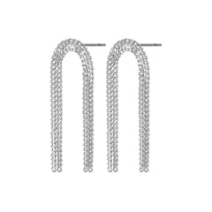 Dansk Copenhagen - Tabitha Panzer Chain Earrings - Silver Plating