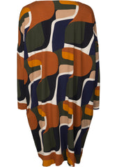 Two Danes Botelle Tunic - Caramel Black