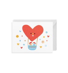 Lagom Design - Hot Air Balloon Mini Card