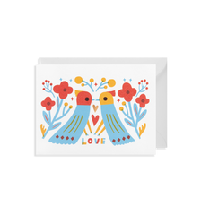 Lagom Design - Love Birds Mini Card