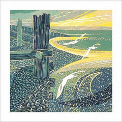 First Light Greeting Card - Artists Cards by Anne Soudain