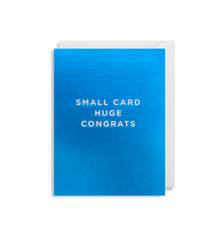 Small Card Huge Congrats - Lagom Design