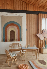 OYOY Follow The Rainbow Wall Rug - Multi