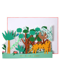 Meri Meri Jungle 3D Card