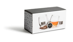 Round Base Whiskey Glasses & With Drinkstones Duo