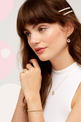 Estella Bartlett Starburst Drop Earrings Gold Plated