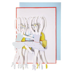 Meri Meri Ballet Dancers Concertina Card