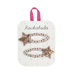 Rockahula Kids Star Burst Glitter Clips - Gold