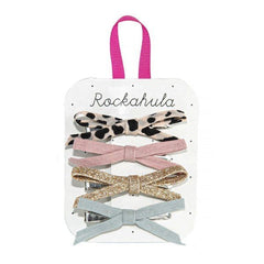 Rockahula Kids Lily Leopard Skinny Bow Clips