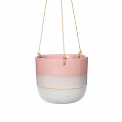 Sass & Belle Mojave Pink Hanging Planter